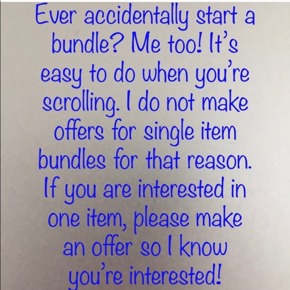 I DO NOT MAKE OFFERS ON A BUNDLE OF 1 ITEM